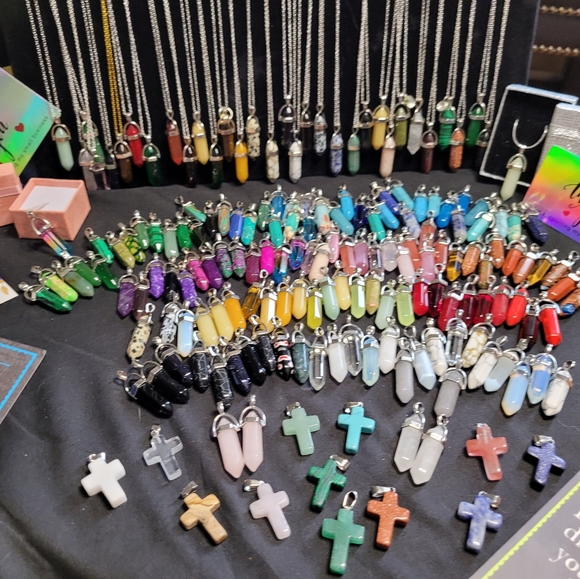 2 for 40 Silver rope Bullet Pendant charm bracelets - Picture 3 of 3